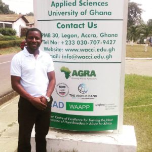 Benjamin Aboagye Danso, an agricultural research scientist